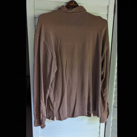 Men's Long Sleeve Polo - Faconnable - Picture 6 of 6